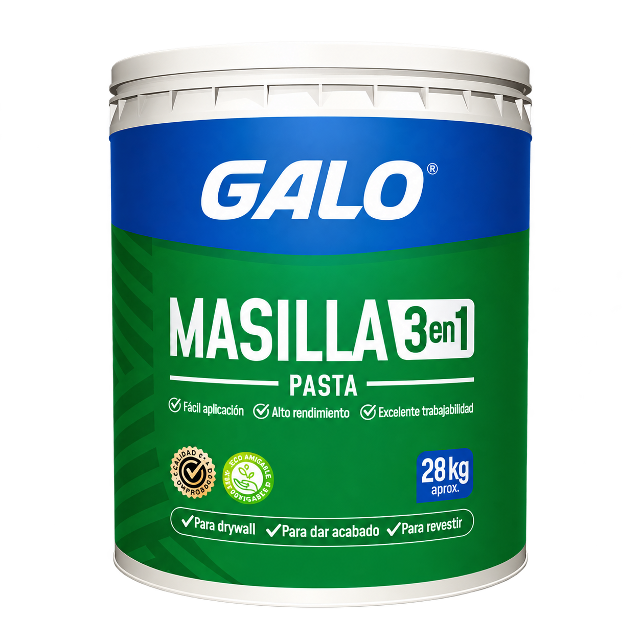 Envase GALO Masilla 3en1 Pasta de 28 kg